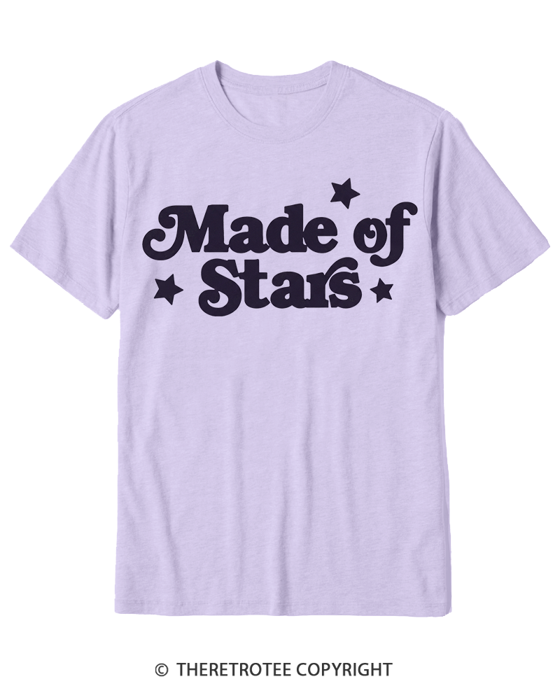 TheRetroTee Made Of Stars Cotton T-Shirt