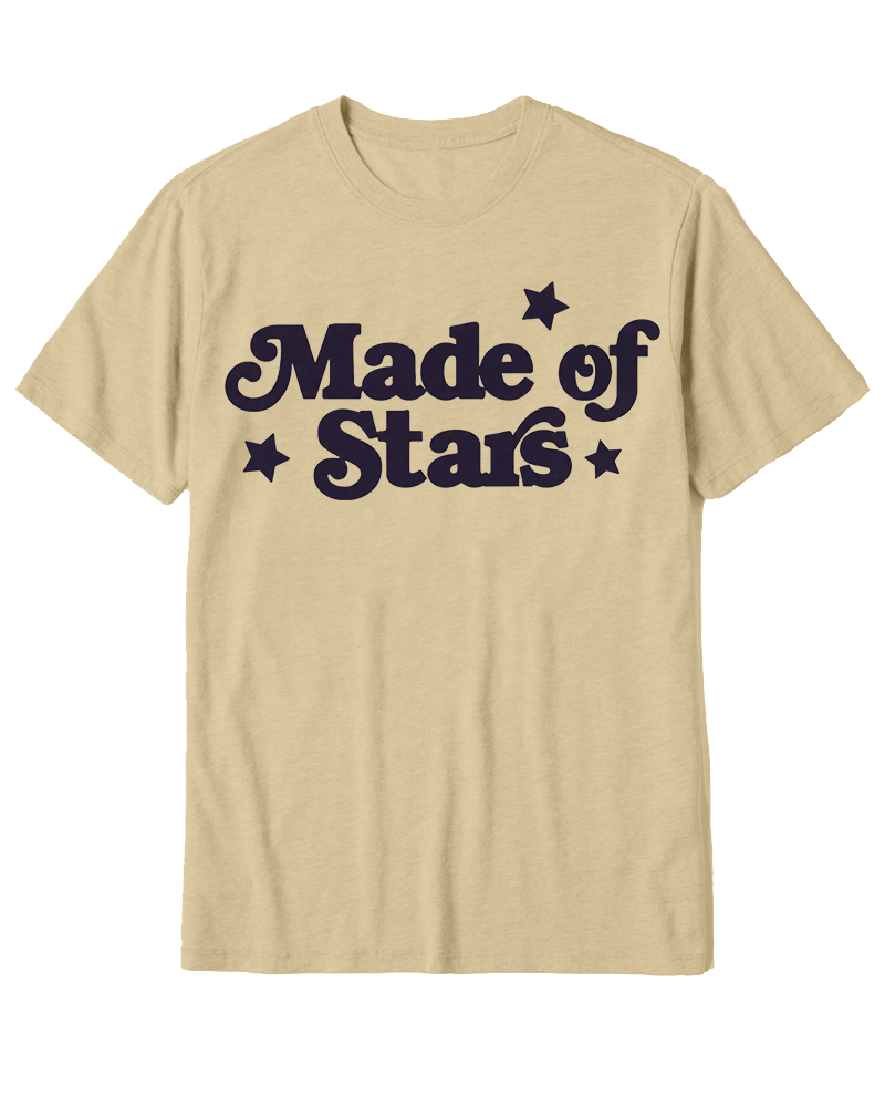TheRetroTee Made Of Stars Cotton T-Shirt