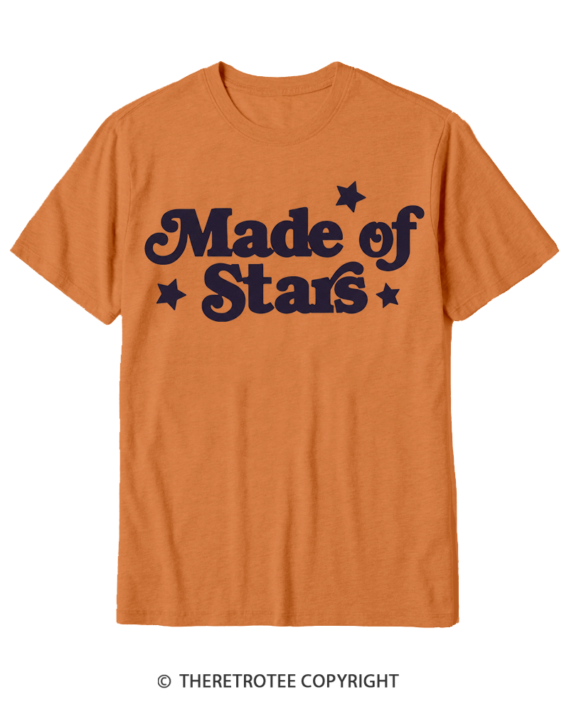 TheRetroTee Made Of Stars Cotton T-Shirt