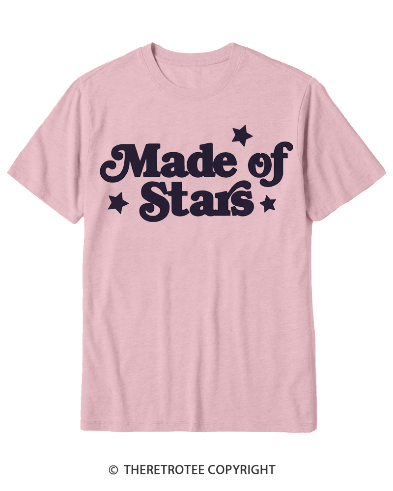 TheRetroTee Made Of Stars Cotton T-Shirt