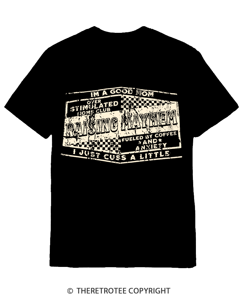 TheRetroTee Mayhem 1990s Cotton T-Shirt