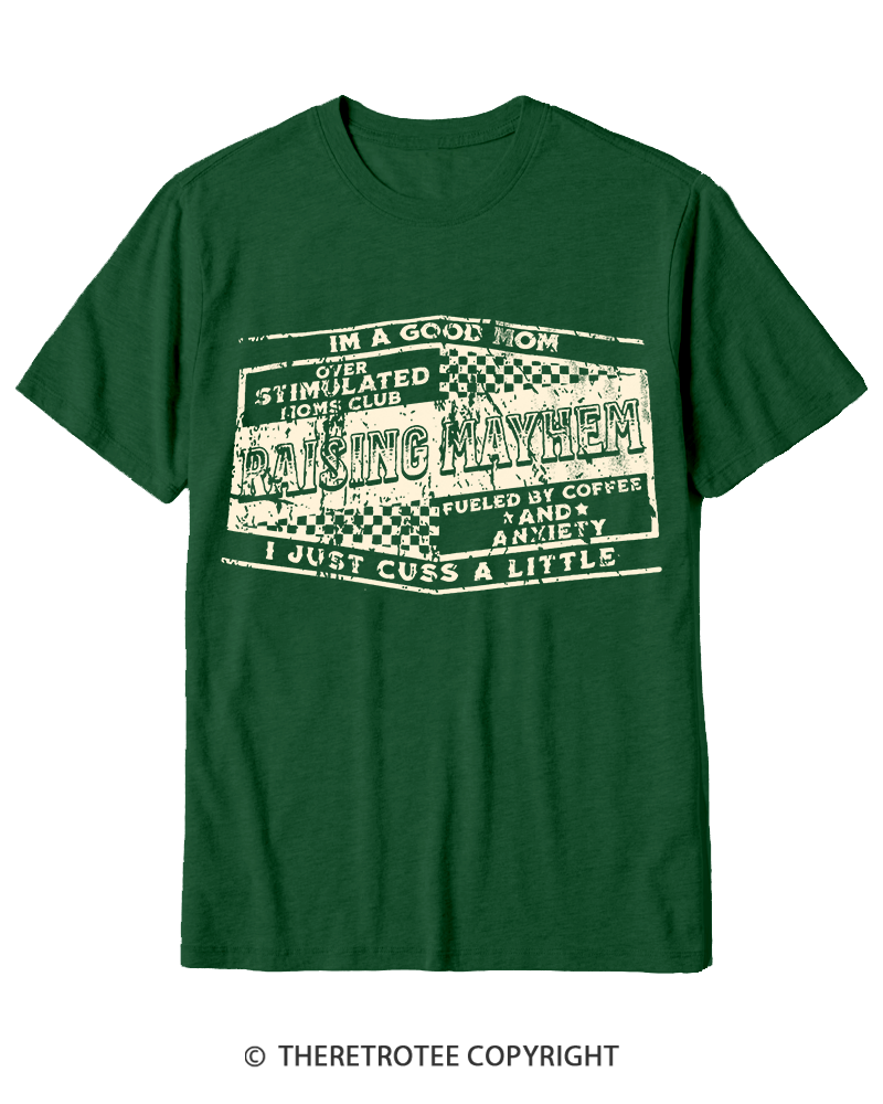 TheRetroTee Mayhem 1990s Cotton T-Shirt