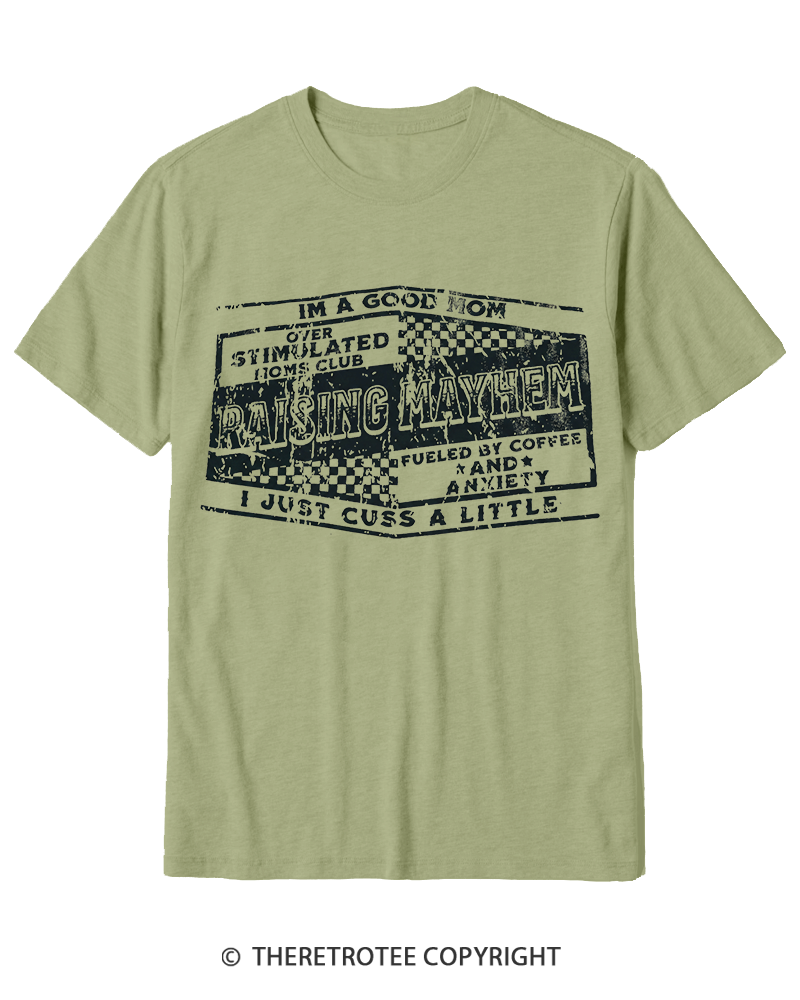 TheRetroTee Mayhem 1990s Cotton T-Shirt