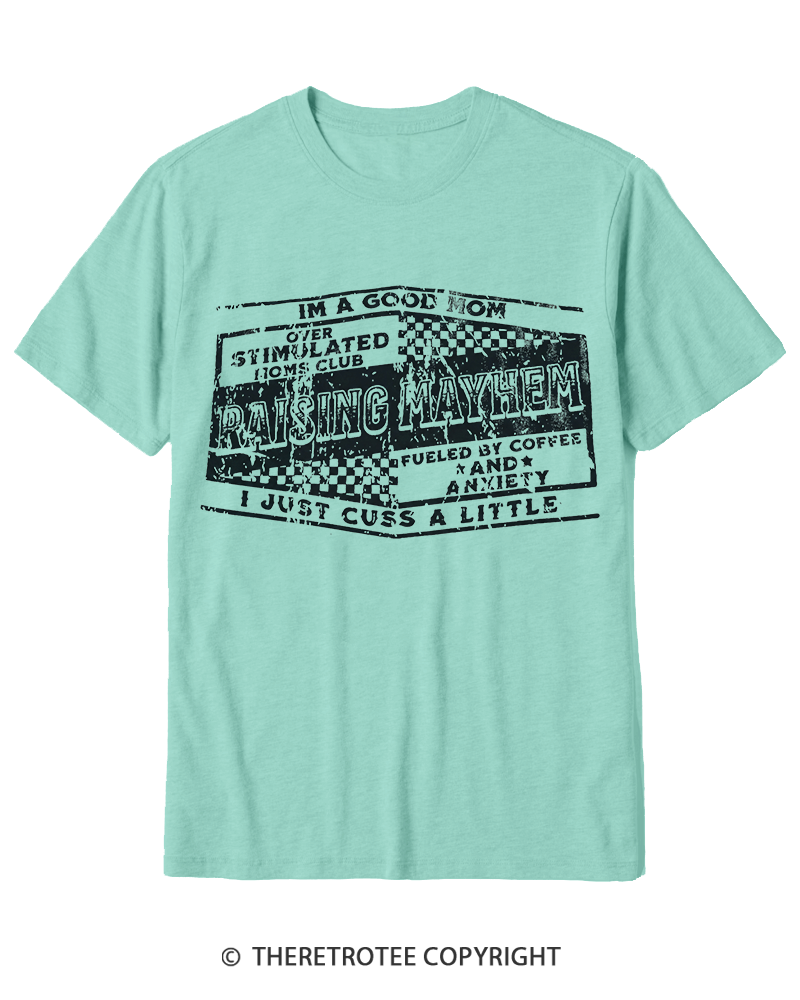 TheRetroTee Mayhem 1990s Cotton T-Shirt