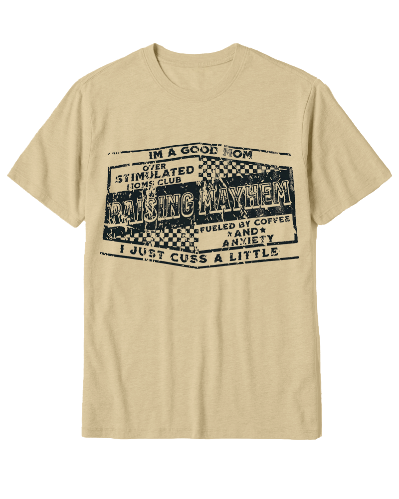 TheRetroTee Mayhem 1990s Cotton T-Shirt