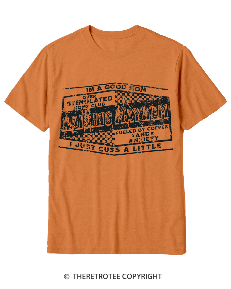 TheRetroTee Mayhem 1990s Cotton T-Shirt
