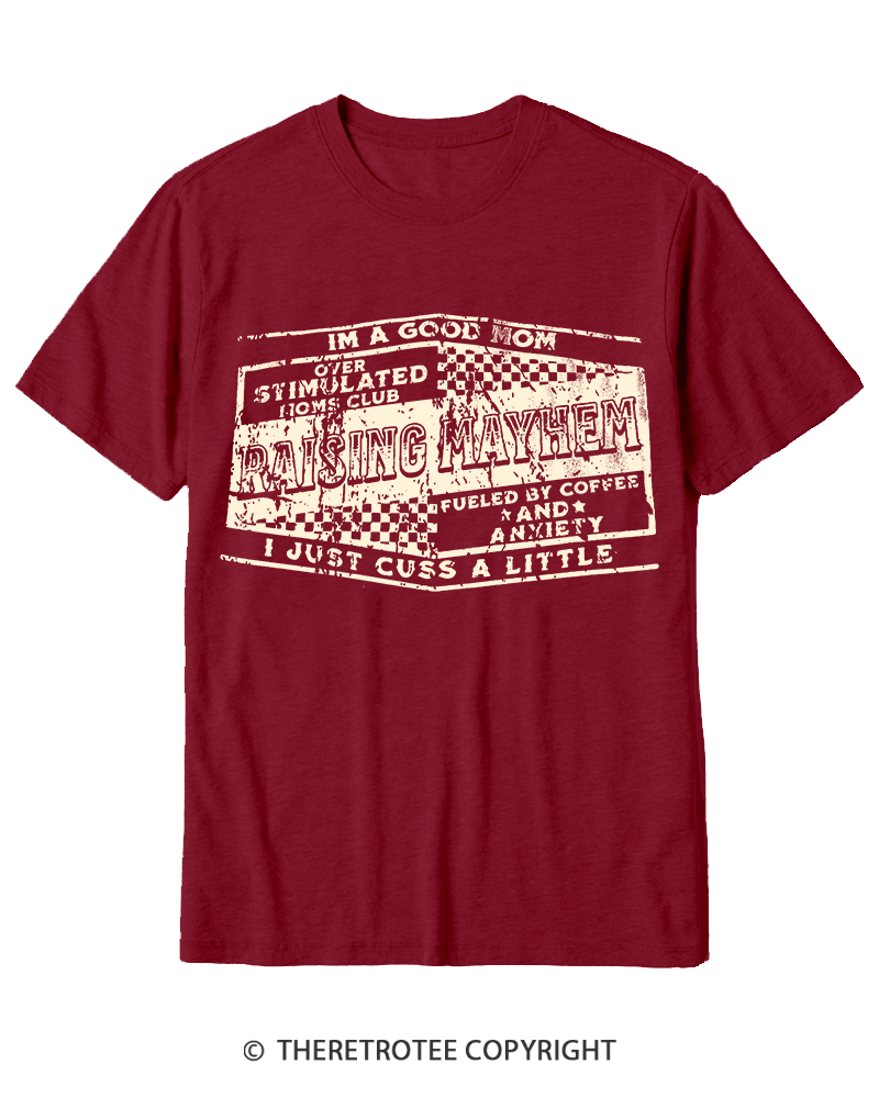 TheRetroTee Mayhem 1990s Cotton T-Shirt