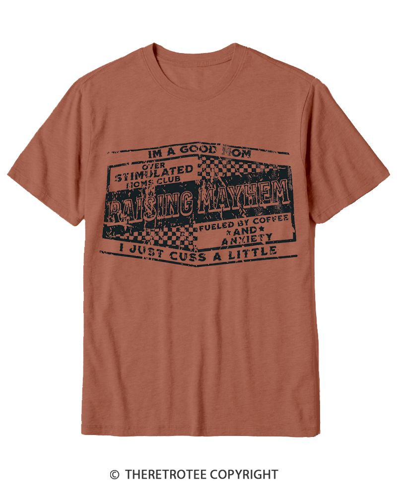 TheRetroTee Mayhem 1990s Cotton T-Shirt