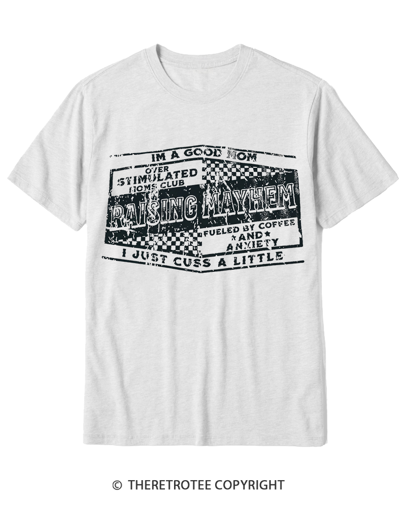 TheRetroTee Mayhem 1990s Cotton T-Shirt