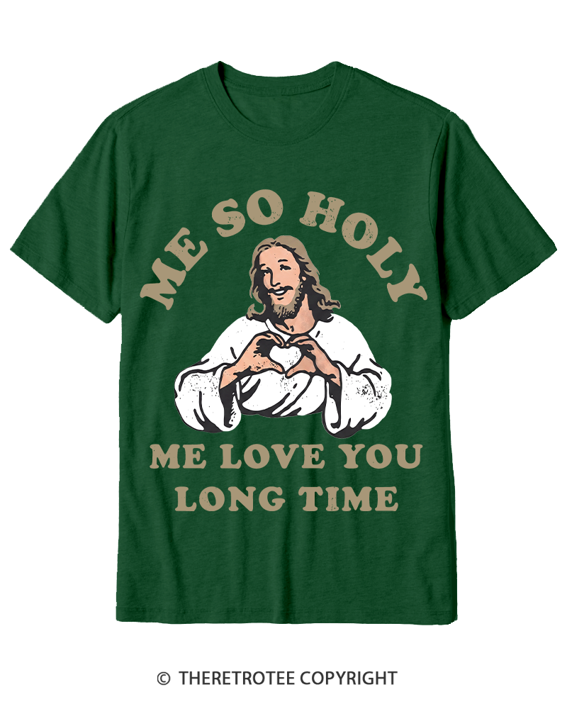 TheRetroTee Me So Holy Vintage Cotton T-Shirt