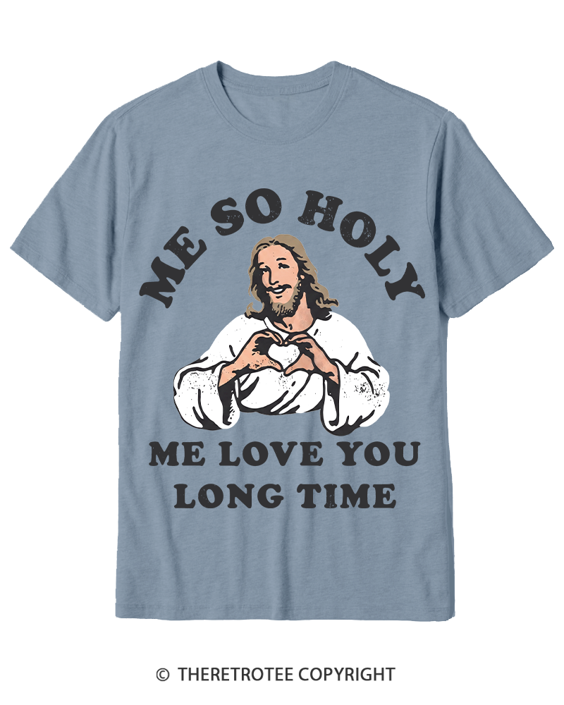 TheRetroTee Me So Holy Vintage Cotton T-Shirt