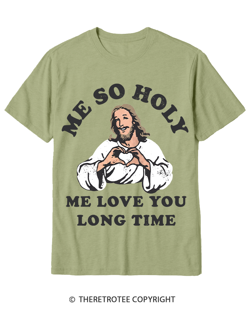 TheRetroTee Me So Holy Vintage Cotton T-Shirt