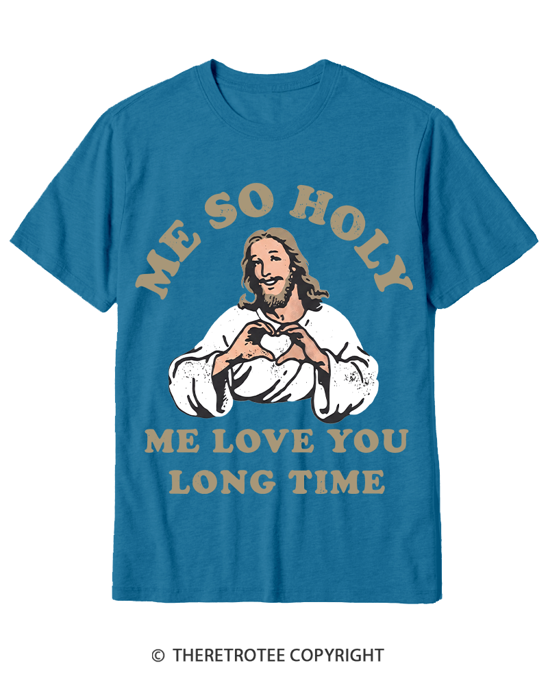 TheRetroTee Me So Holy Vintage Cotton T-Shirt