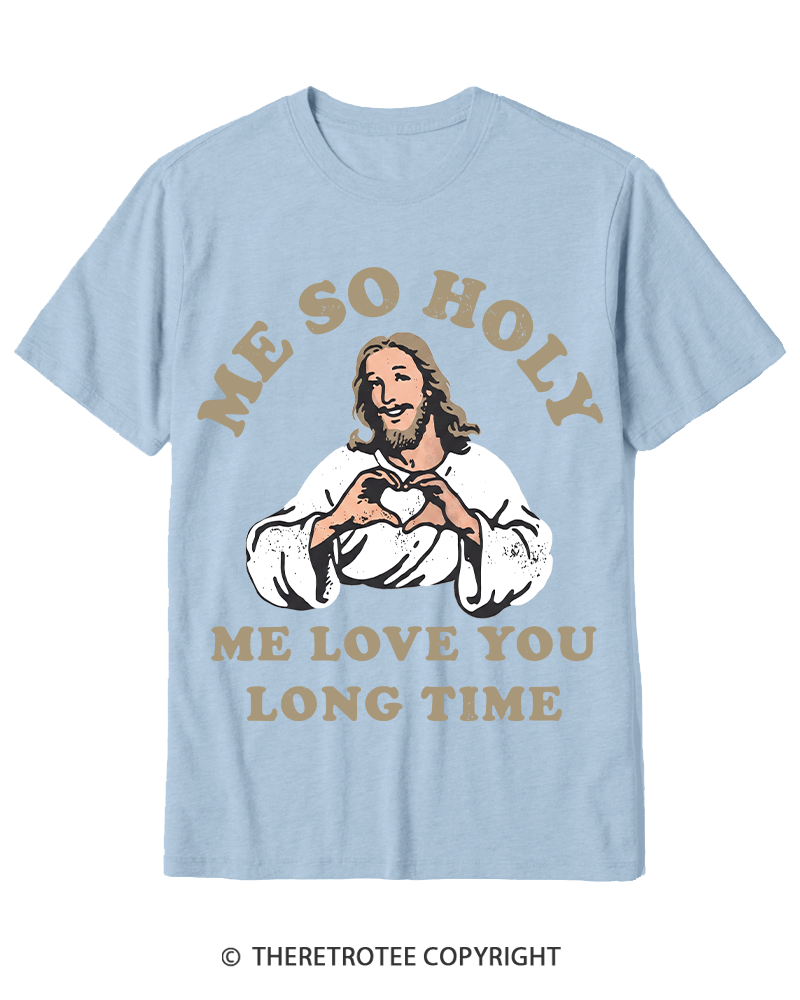 TheRetroTee Me So Holy Vintage Cotton T-Shirt