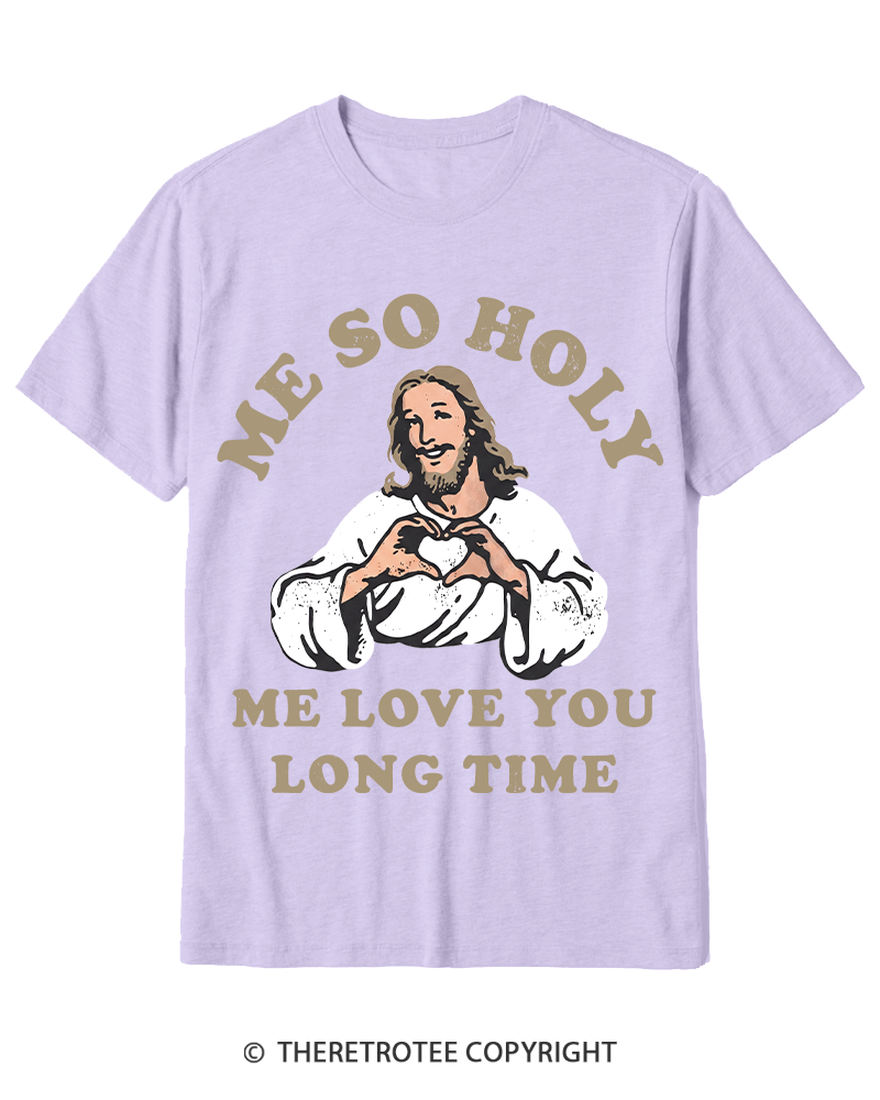 TheRetroTee Me So Holy Vintage Cotton T-Shirt