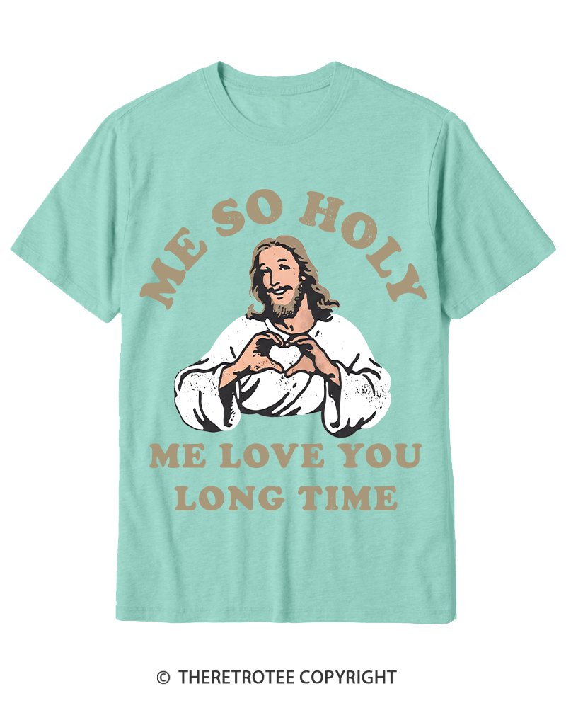 TheRetroTee Me So Holy Vintage Cotton T-Shirt