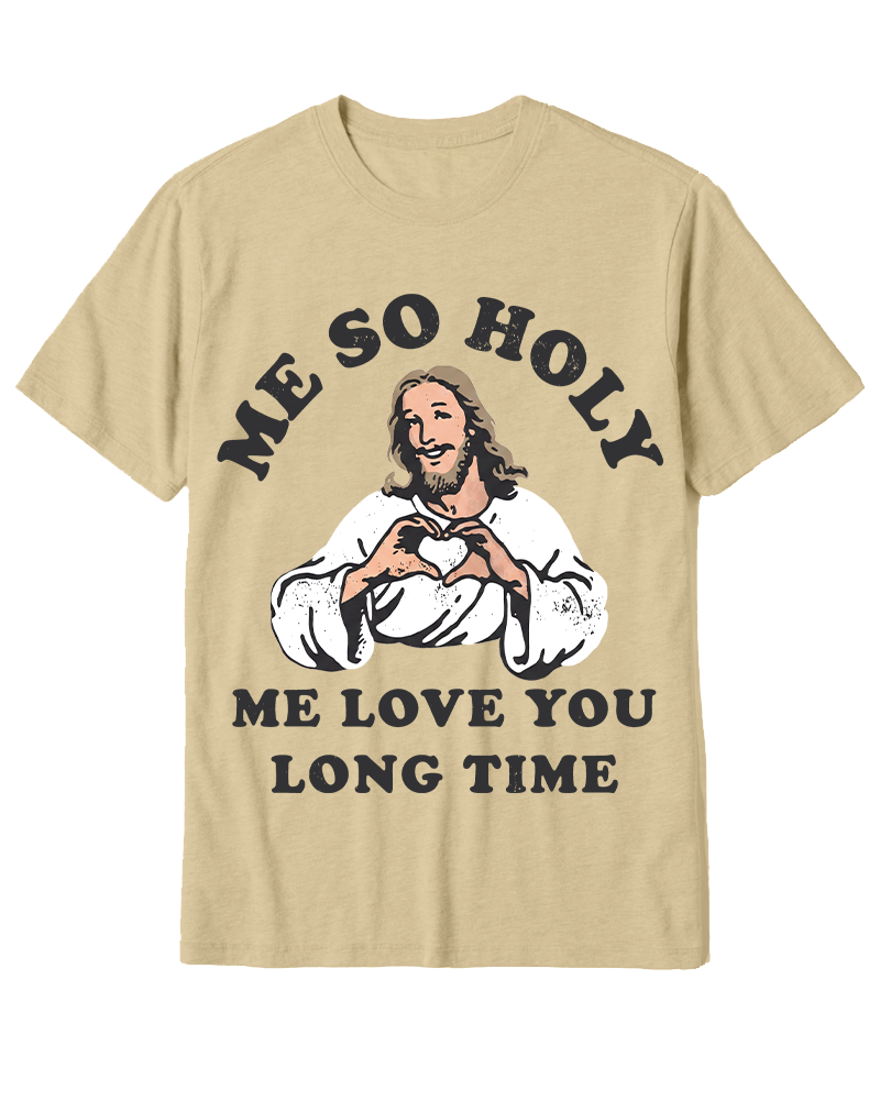 TheRetroTee Me So Holy Vintage Cotton T-Shirt