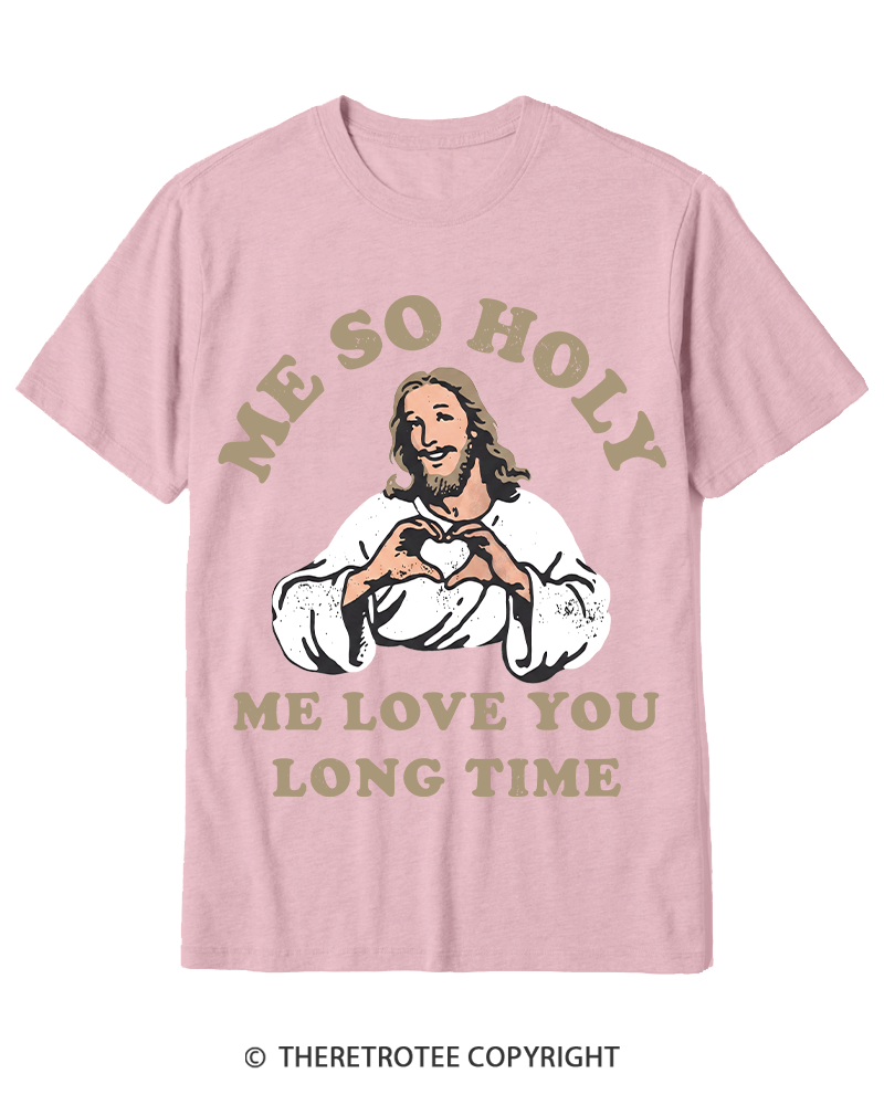 TheRetroTee Me So Holy Vintage Cotton T-Shirt