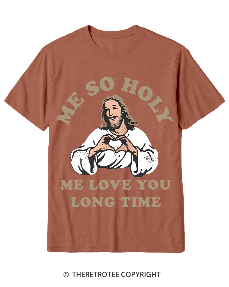 TheRetroTee Me So Holy Vintage Cotton T-Shirt