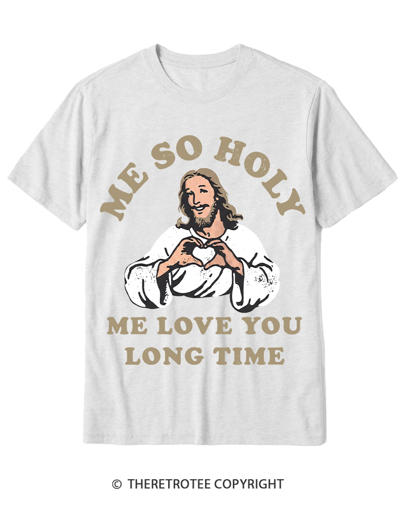 TheRetroTee Me So Holy Vintage Cotton T-Shirt