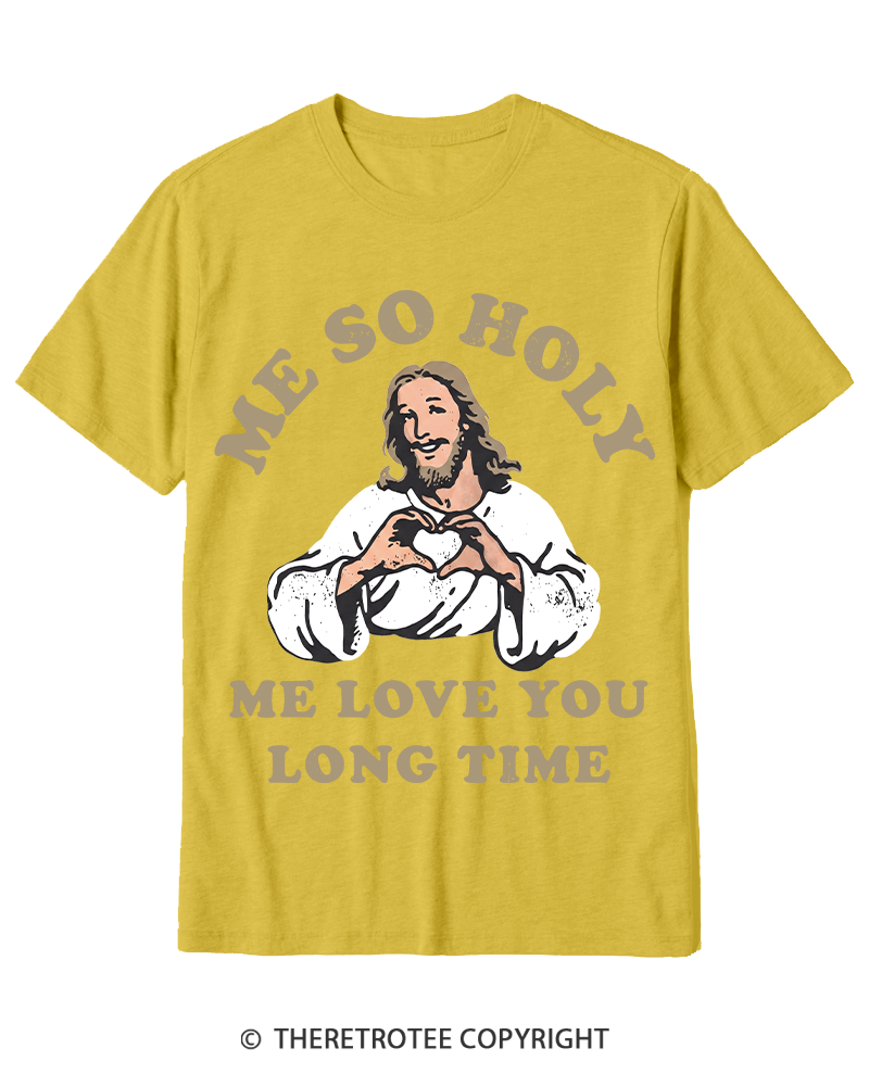 TheRetroTee Me So Holy Vintage Cotton T-Shirt