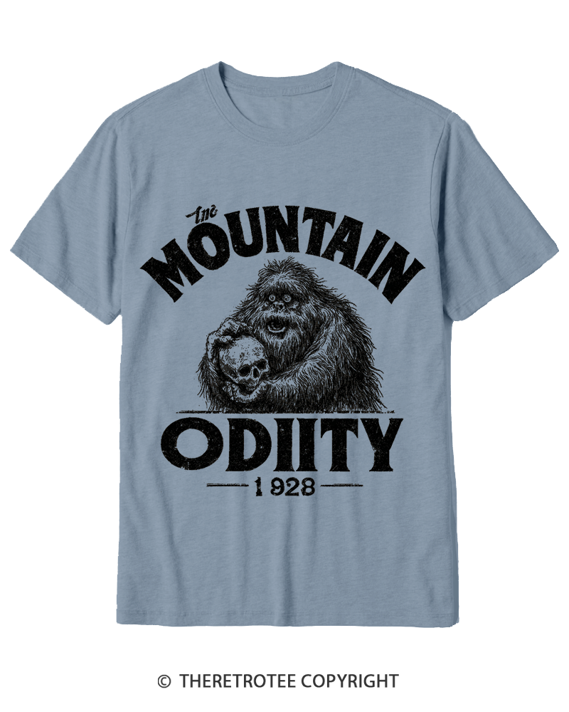 TheRetroTee Mountain Oddity Legend Cotton T-Shirt