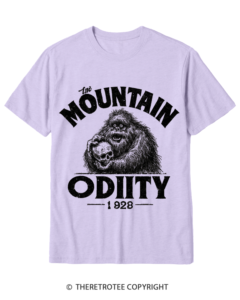 TheRetroTee Mountain Oddity Legend Cotton T-Shirt