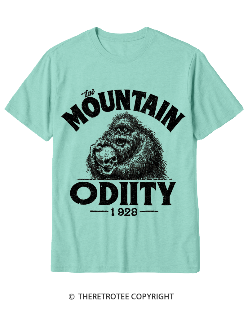 TheRetroTee Mountain Oddity Legend Cotton T-Shirt
