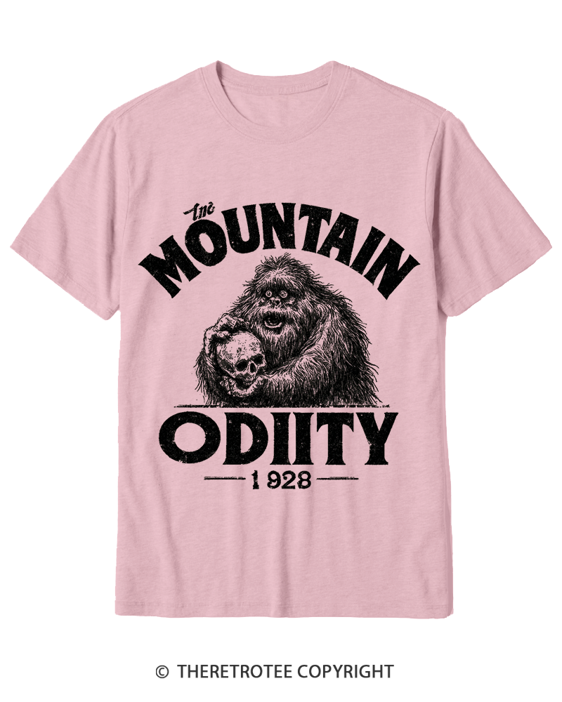 TheRetroTee Mountain Oddity Legend Cotton T-Shirt