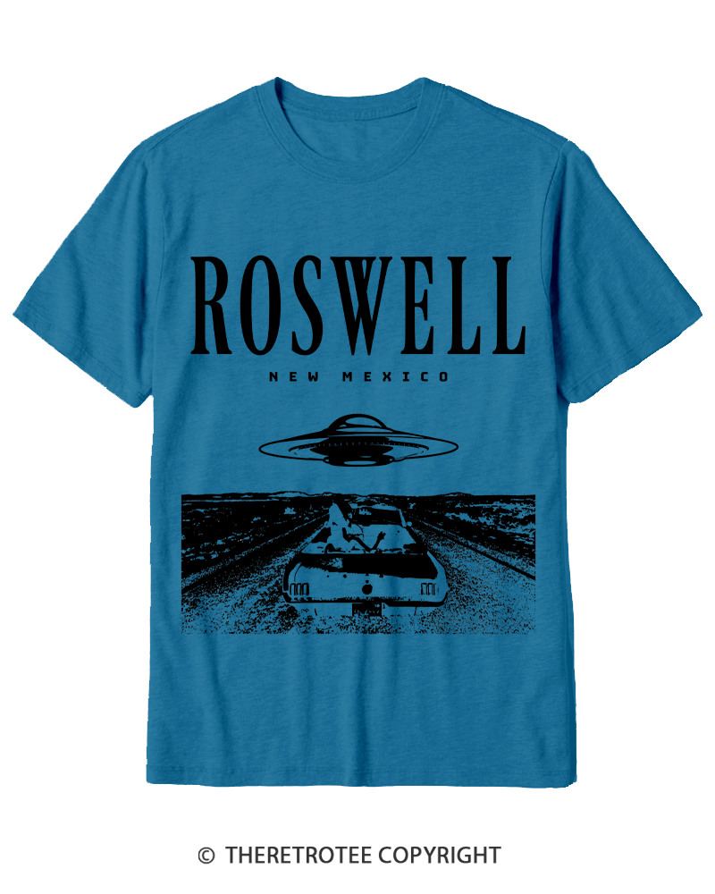 TheRetroTee Roswell Tourist 1940s Cotton T-Shirt