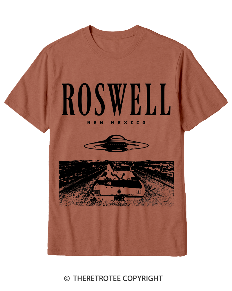 TheRetroTee Roswell Tourist 1940s Cotton T-Shirt