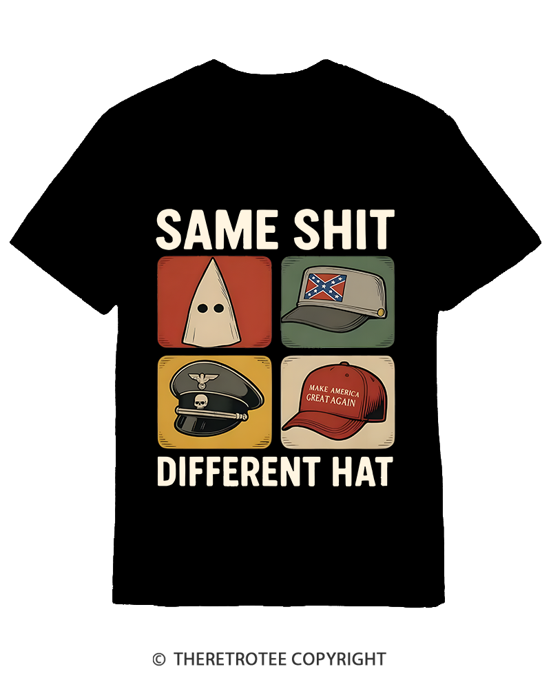TheRetroTee Same Shit Different Cotton T-Shirt