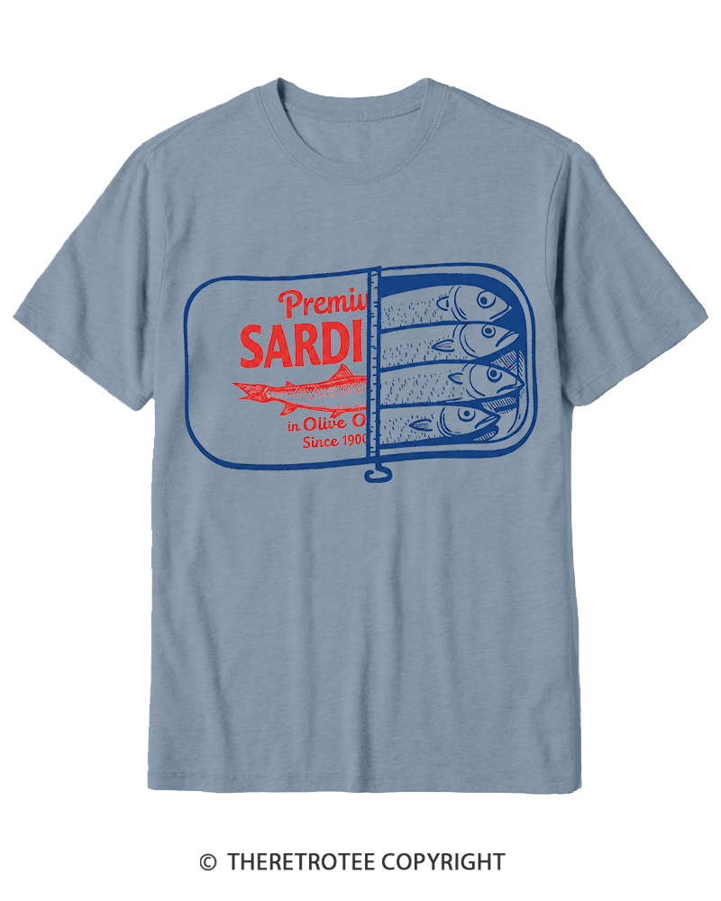 TheRetroTee Sardines 1930s Cotton T-Shirt