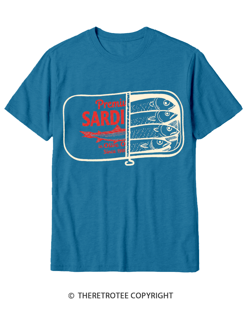 TheRetroTee Sardines 1930s Cotton T-Shirt