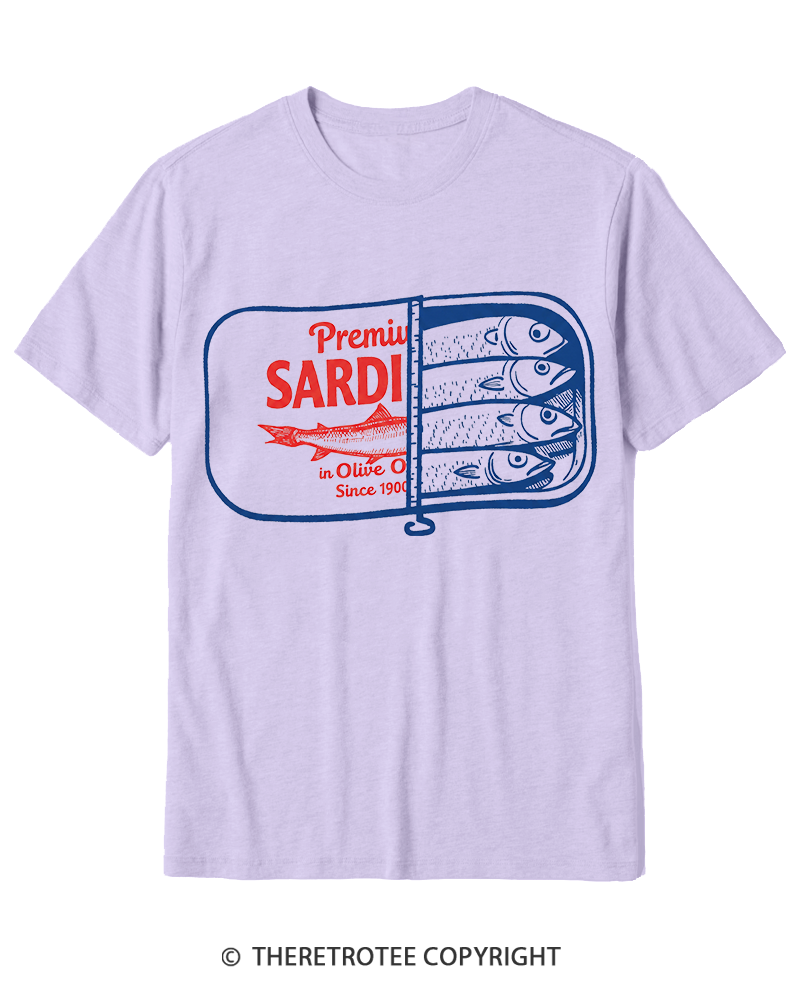 TheRetroTee Sardines 1930s Cotton T-Shirt