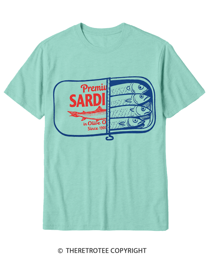 TheRetroTee Sardines 1930s Cotton T-Shirt