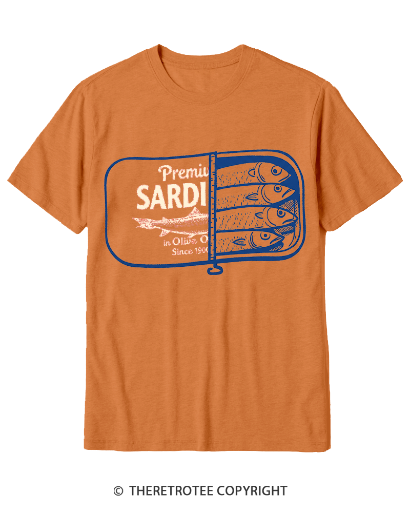 TheRetroTee Sardines 1930s Cotton T-Shirt