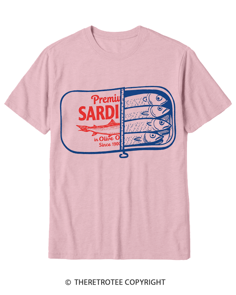 TheRetroTee Sardines 1930s Cotton T-Shirt