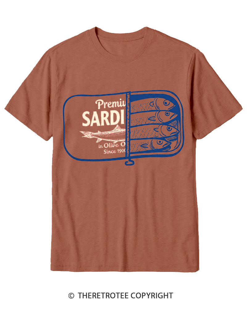 TheRetroTee Sardines 1930s Cotton T-Shirt