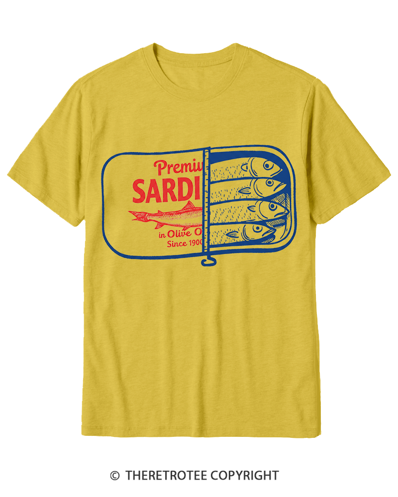 TheRetroTee Sardines 1930s Cotton T-Shirt