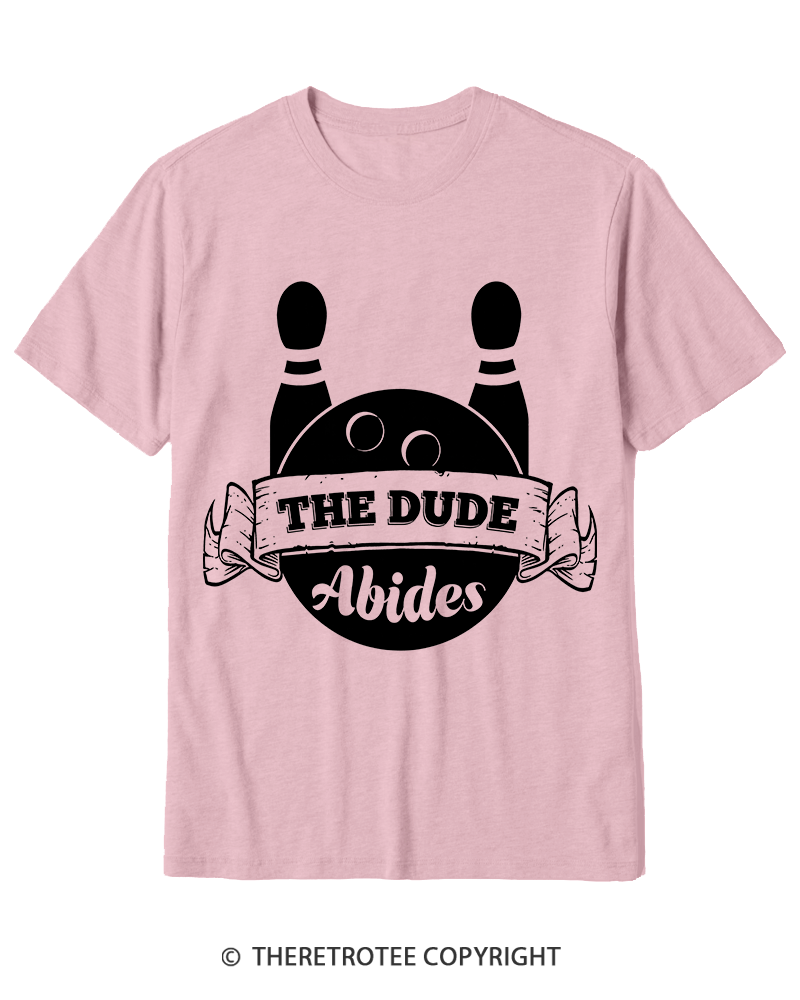 TheRetroTee The dude abides Classic 1990s Cotton T-Shirt