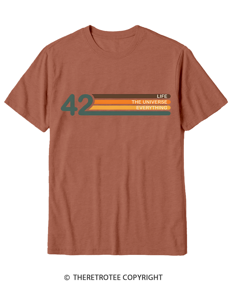 TheRetroTee The Meaning of Life Cotton T-Shirt