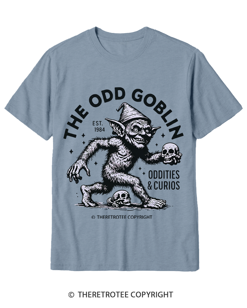 TheRetroTee The Odd Goblin Oddities and Curio Cotton T-Shirt