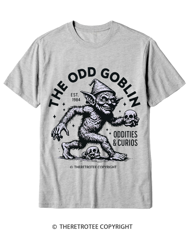 TheRetroTee The Odd Goblin Oddities and Curio Cotton T-Shirt