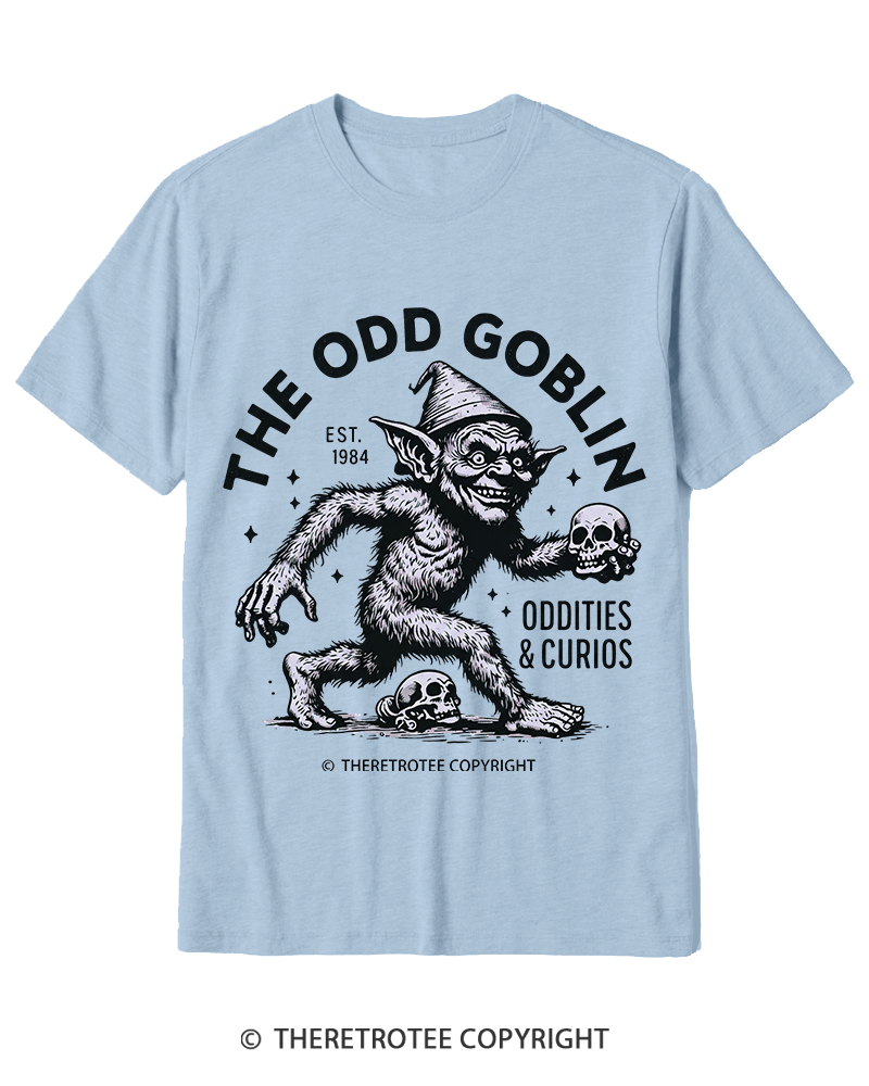 TheRetroTee The Odd Goblin Oddities and Curio Cotton T-Shirt