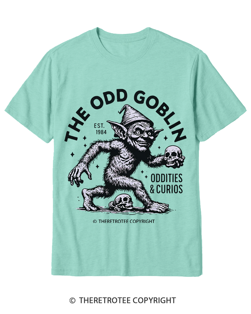 TheRetroTee The Odd Goblin Oddities and Curio Cotton T-Shirt