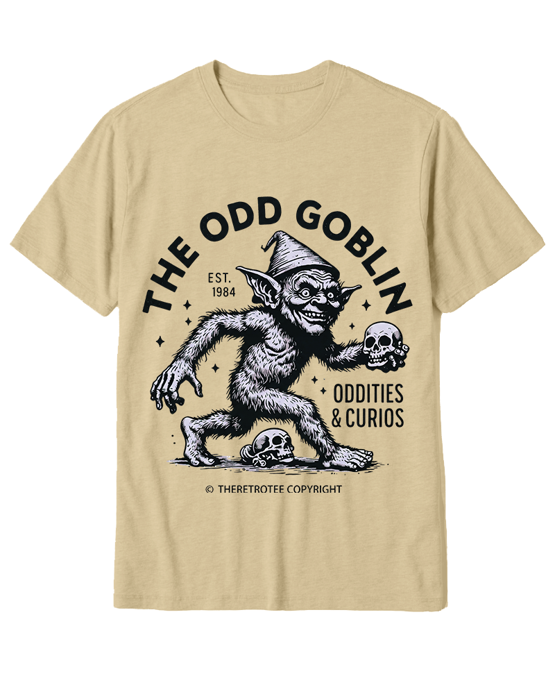 TheRetroTee The Odd Goblin Oddities and Curio Cotton T-Shirt