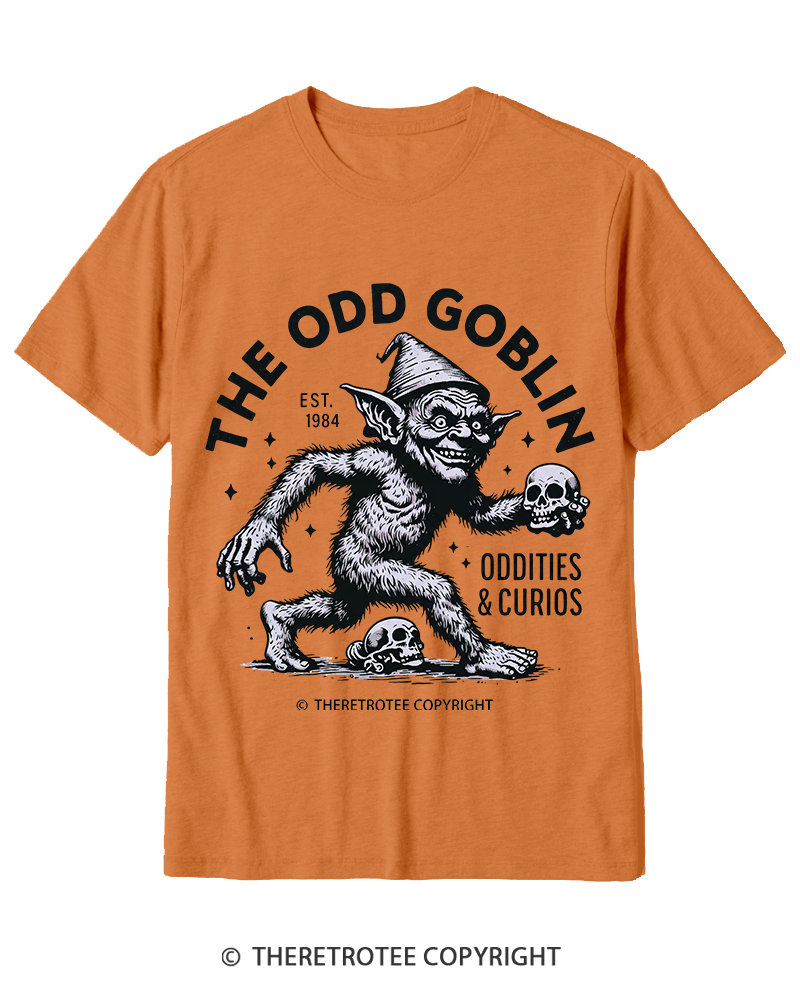 TheRetroTee The Odd Goblin Oddities and Curio Cotton T-Shirt
