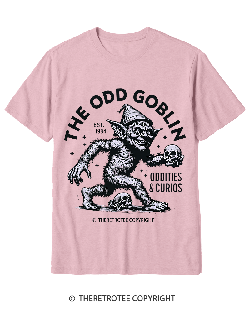 TheRetroTee The Odd Goblin Oddities and Curio Cotton T-Shirt