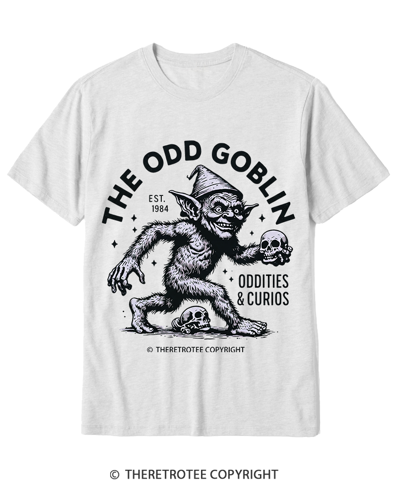 TheRetroTee The Odd Goblin Oddities and Curio Cotton T-Shirt
